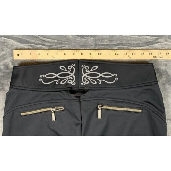 Athleta Women’s Size 10P Black Ski Snowboard Soft Shell Lined Pants - Picture 12 of 14